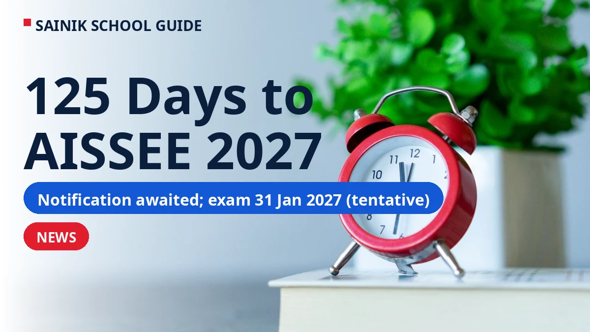 125 Days to AISSEE 2027: Notification Still Awaited — What to Finish This Week