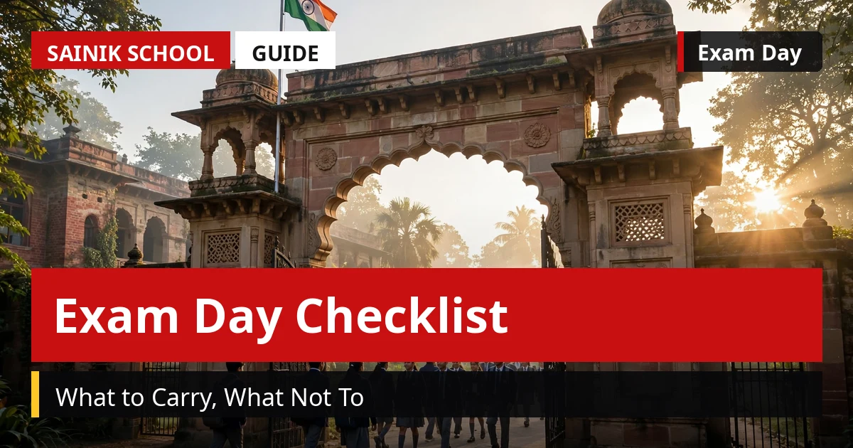 AISSEE 2027 Exam Day Guide: Admit Card, Checklist, and What to Do (and Avoid)