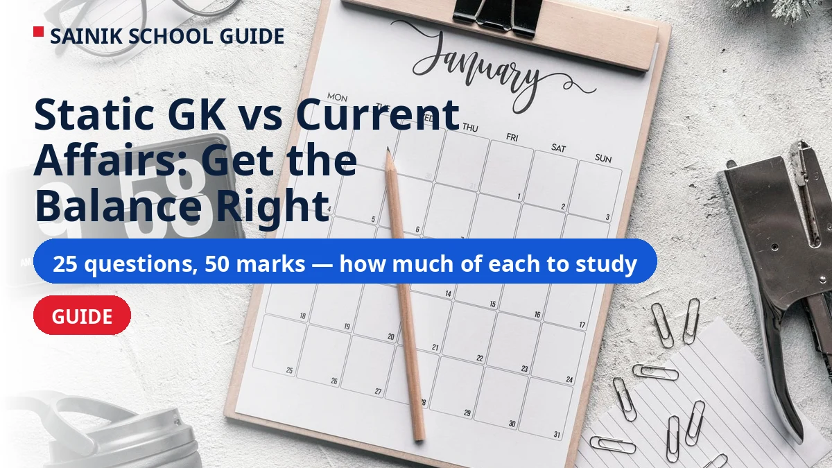 AISSEE GK Preparation: How to Balance Static GK and Current Affairs (Class 6 & 9)