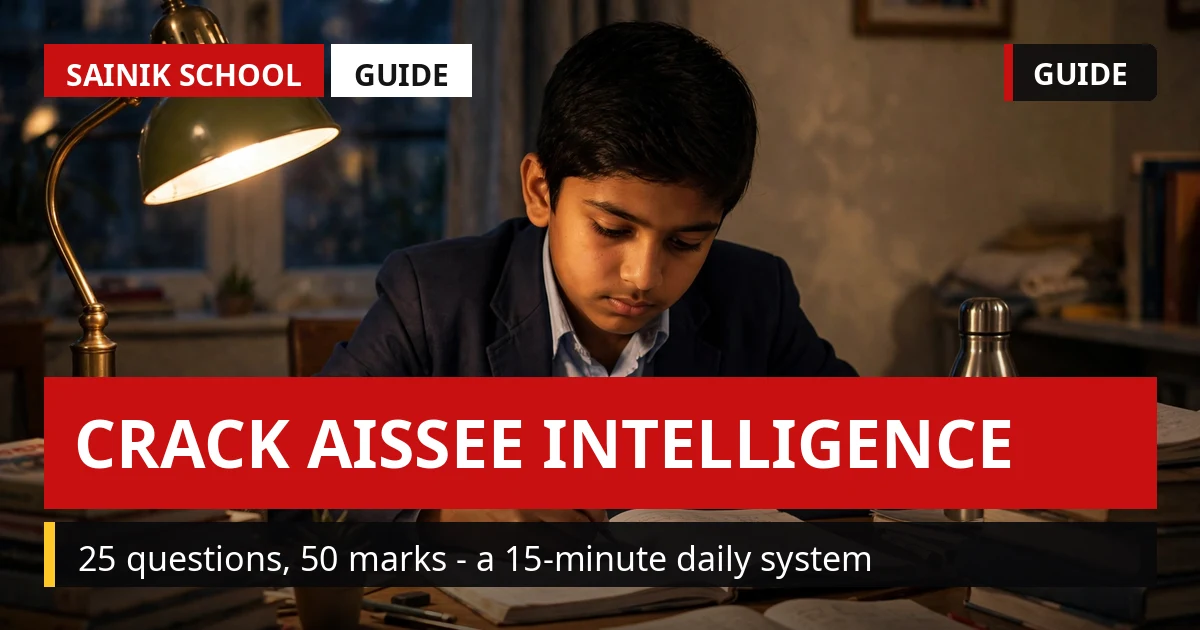 AISSEE Intelligence Section: The Complete Preparation Guide