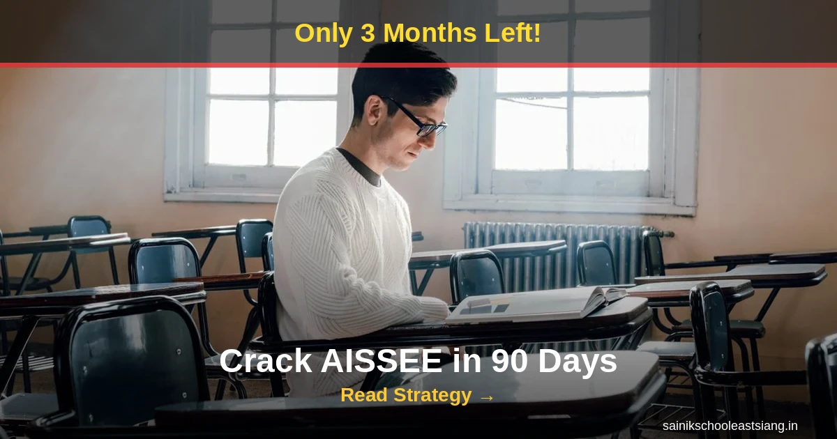 How to Prepare for Sainik School in 3 Months — Fast Track Strategy