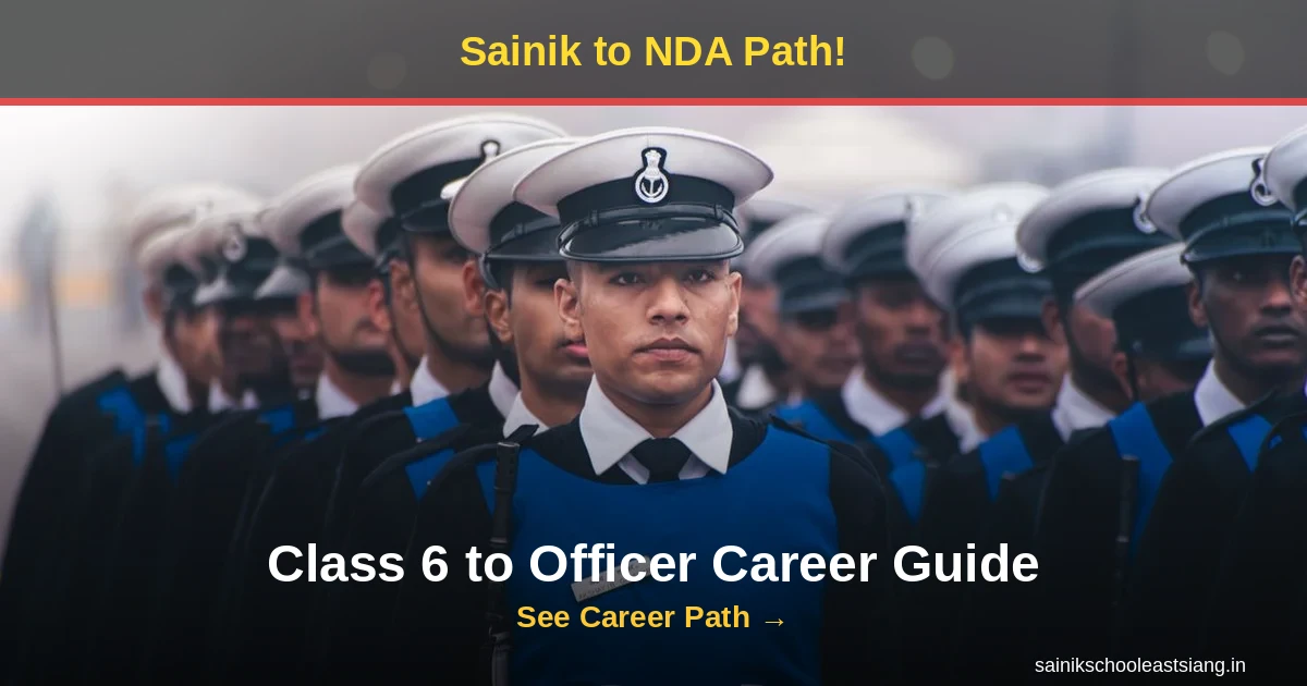 NDA After Sainik School: Complete Career Path from Class 6 to Indian Armed Forces Officer