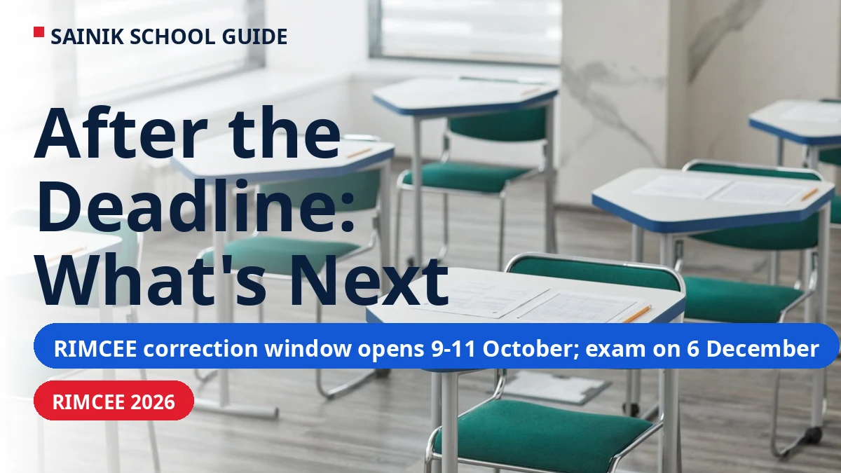 RIMCEE 2026: After the 30 September Deadline — Correction Window, Admit Card & the 6 December Plan