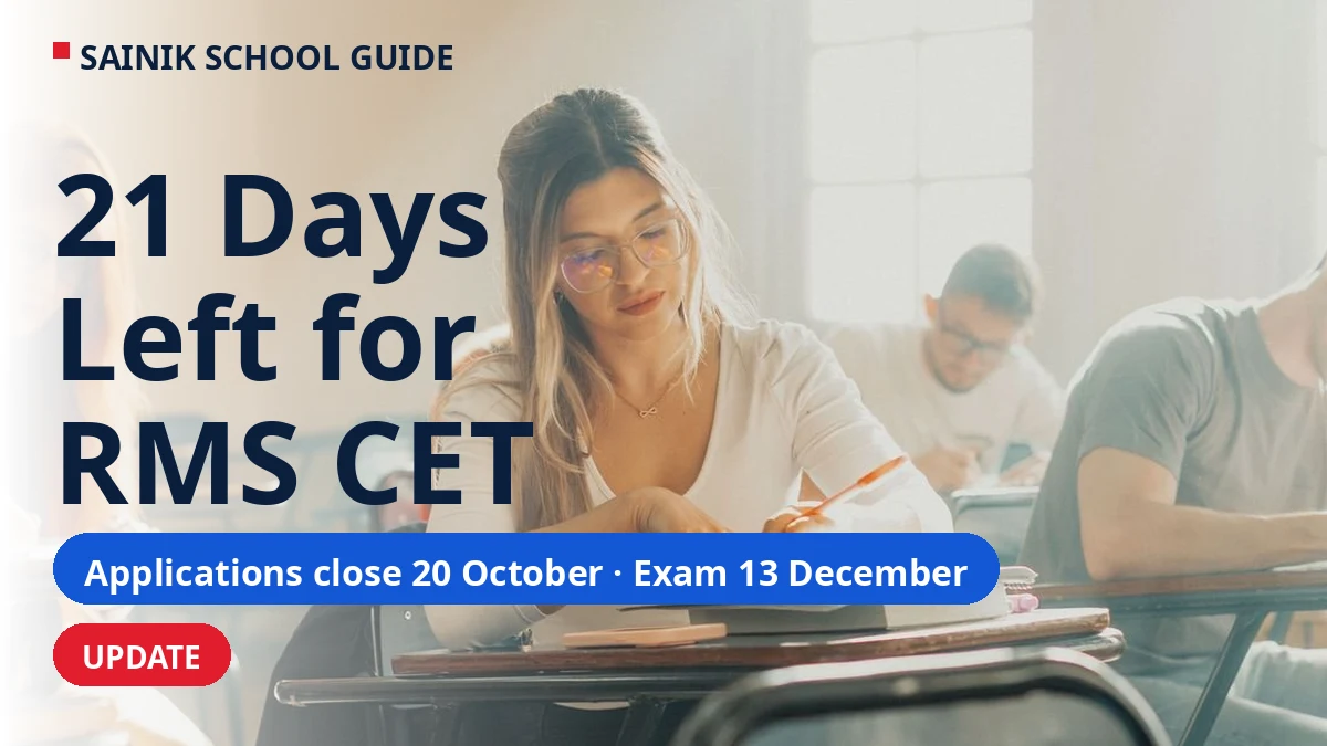 RMS CET 2026: 21 Days Left to Apply — Fees, Age Limits, Exam Pattern Explained