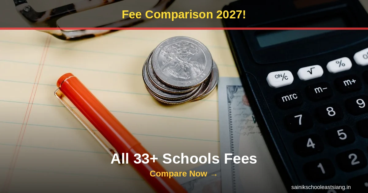 Sainik School Fees 2027: Complete Fee Comparison of All 33+ Schools
