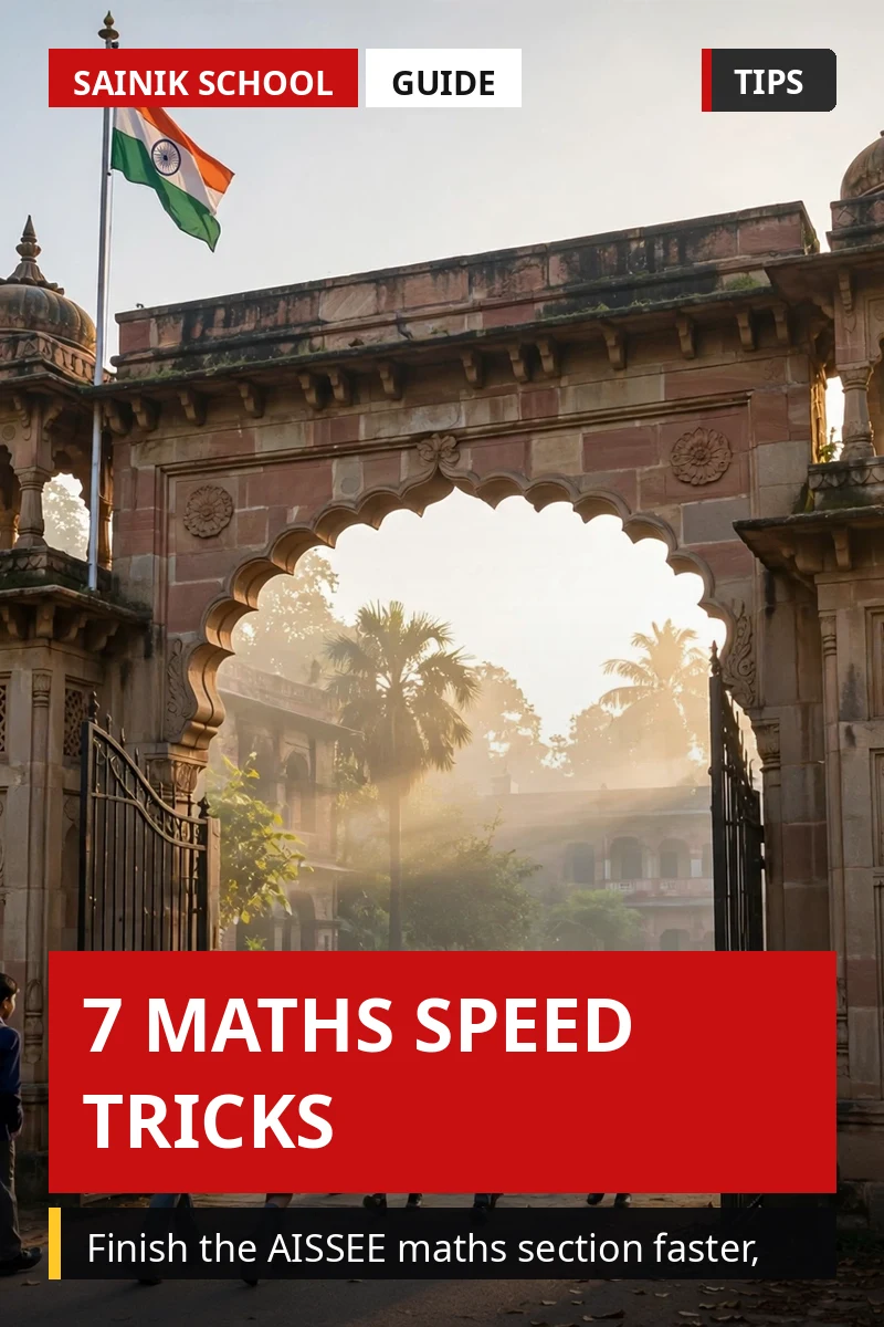 7 Maths Speed Tricks for AISSEE 2027 — Solve Faster, Score Higher